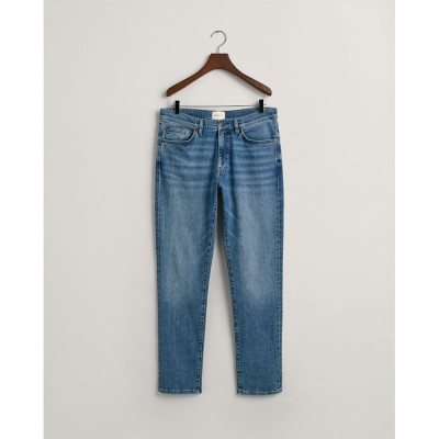 дънки,мъжки,панталони,gant,slim,fit,jeans,blue