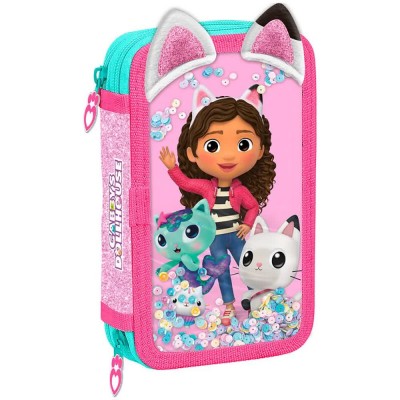 канцеларски,принадлежности,gabby´s,dollhouse,pencil,case,pink,(pink)