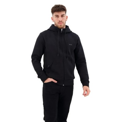 блуза,мъжки,пуловери,boss,saggy,10256713,full,zip,sweatshirt,black