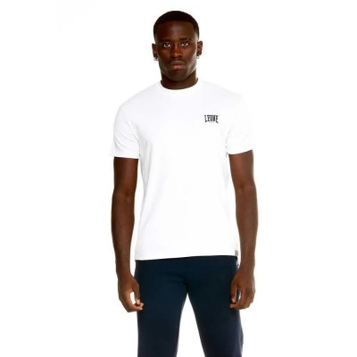 тениска,мъжки,тениски,leone1947,basic,small,logo,short,sleeve,t,shirt,white