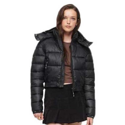 яке,дамски,якета,и,палта,superdry,crop,fuji,puffer,jacket,black