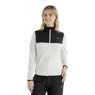 яке,дамски,якета,и,палта,calvin,klein,golf,chase,fleece,woman,jacket,beige,(gardenia,black)