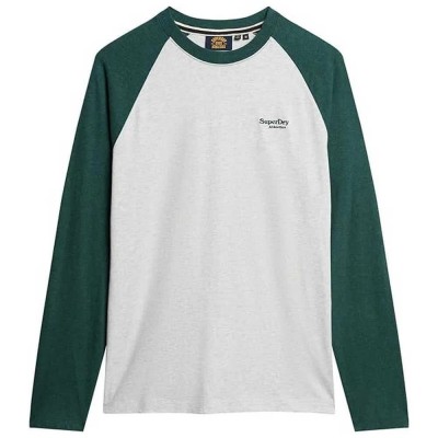 тениска,мъжки,тениски,superdry,essential,baseball,long,sleeve,t,shirt,glacier,grey,marl,buck,green,marl,(grey)