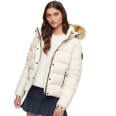 яке,дамски,якета,и,палта,superdry,faux,fur,puffer,jacket,rainy,day,grey,(beige)