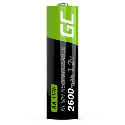 батерии,green,cell,rechargeable,battery,clear,(black)