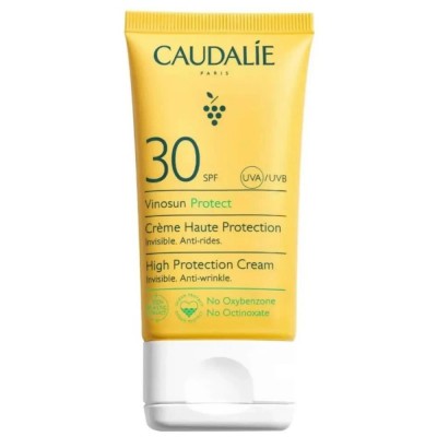 козметика,за,защита,от,слънце,caudalie,vinosun,spf30,50ml,sunscreen,yellow