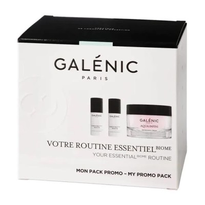 хигиена,тяло,galenic,set,aqua,infini,body,lotion,clear