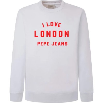 блуза,мъжки,пуловери,pepe,jeans,london,sweatshirt,white,(white)