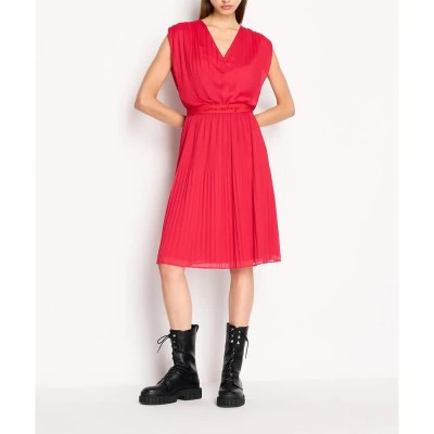 рокля,дамски,поли,и,рокли,armani,exchange,6rya09,yn3pz,sleeveless,dress,passion,(red)