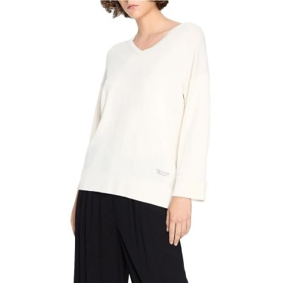 блуза,дамски,пуловери,дамски,плетени,дрехи,armani,exchange,6rym1f,ymh6z,v,neck,sweater,beige,(iso)