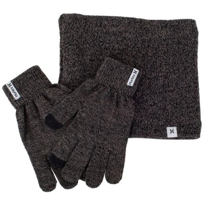 комплект,ръкавици,шапки,и,шалове,hurley,cozy,set,gloves,grey,(black)