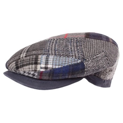 всички,шапки,horka,tweed,patchwork,beret,grey,(3033)