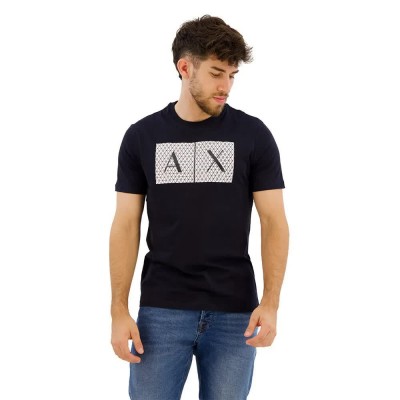 тениска,мъжки,тениски,armani,exchange,short,sleeve,t,shirt,navy,(blue)
