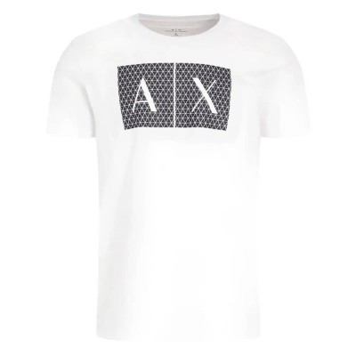 тениска,мъжки,тениски,armani,exchange,short,sleeve,t,shirt,white