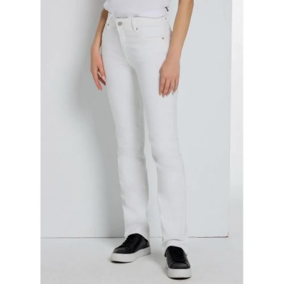дънки,дамски,панталони,lois,jeans,straight,fit,low,waist,pants,white,(white)