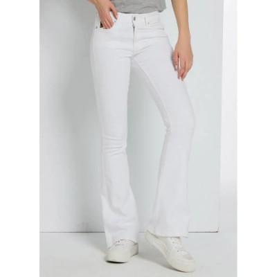 дънки,дамски,панталони,lois,jeans,flare,low,waist,pants,white,(white)