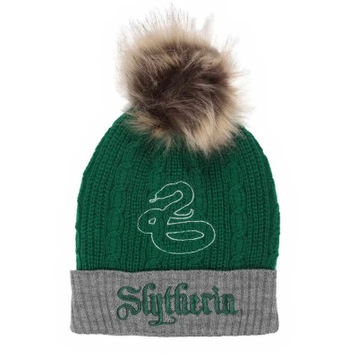 шапка,всички,шапки,heroes,inc,harry,potter,slytherin,house,fur,pom,beanie,green,(green)