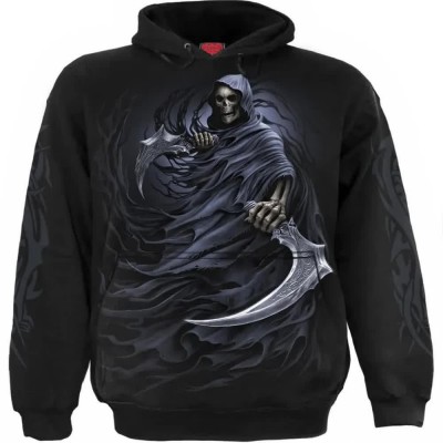 тениска,мъжки,тениски,heroes,spiral,direct,double,death,long,sleeve,t,shirt,black,(black)