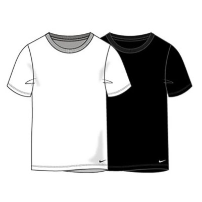 детско,бельо,nike,9n0968,short,sleeve,base,layer,2,units,black,(black,white)