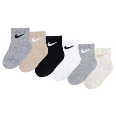 чорапи,детски,чорапи,nike,swoosh,half,long,socks,6,pairs,dk,grey,heather,black,(multicolor)