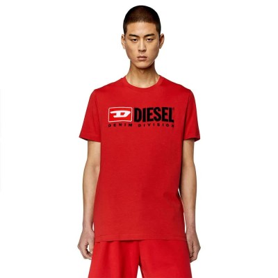 тениска,мъжки,тениски,diesel,diegor,short,sleeve,t,shirt,ribbon,red,(red)