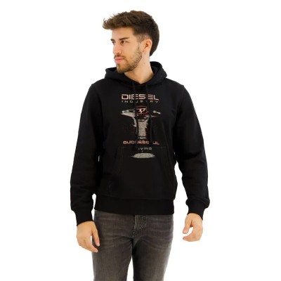 суичър,мъжки,пуловери,diesel,ginn,k36,hoodie,black,(black,black,black)