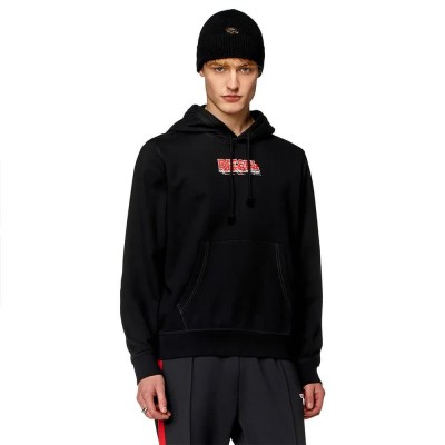 суичър,мъжки,пуловери,diesel,ginn,k37,hoodie,black,(black,black,black)