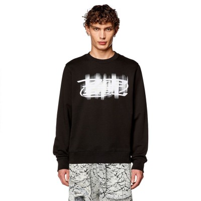 блуза,мъжки,пуловери,diesel,ginn,n,sweatshirt,black