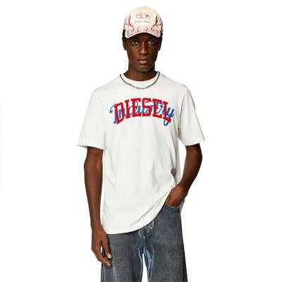 тениска,мъжки,тениски,diesel,just,n10,short,sleeve,t,shirt,white
