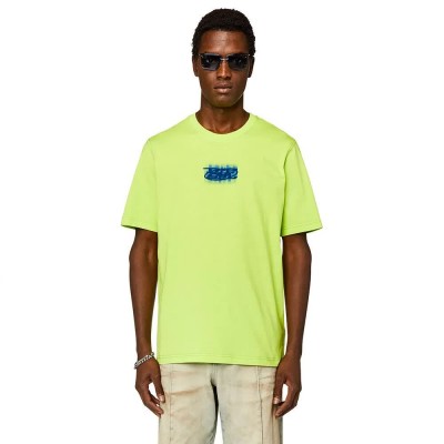 тениска,мъжки,тениски,diesel,just,n4,short,sleeve,t,shirt,acid,lime,(green)