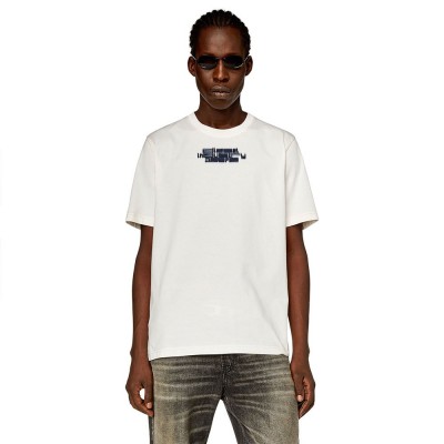 тениска,мъжки,тениски,diesel,just,slits,n6,short,sleeve,t,shirt,white