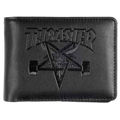 портфейли,и,портмонета,thrasher,skategoat,leather,wallet,black