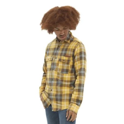 карирана,риза,мъжки,ризи,hydroponic,desert,long,sleeve,shirt,yellow,(yellow,check)