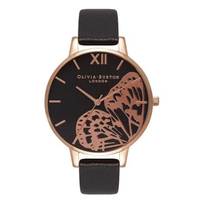 часовник,часовници,olivia,burton,ob16am97,woman,watch,golden,(pink,black,black)