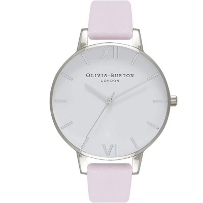 часовник,часовници,olivia,burton,ob16bdw34,watch,clear,(silver,pink,white)