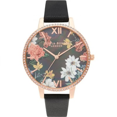 часовник,часовници,olivia,burton,ob16bf31,woman,watch,golden,(pink,black,multicolored)