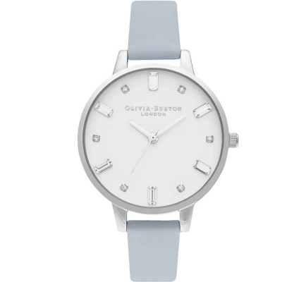 часовник,часовници,olivia,burton,ob16bj01,watch,silver,(silver,blue,white)