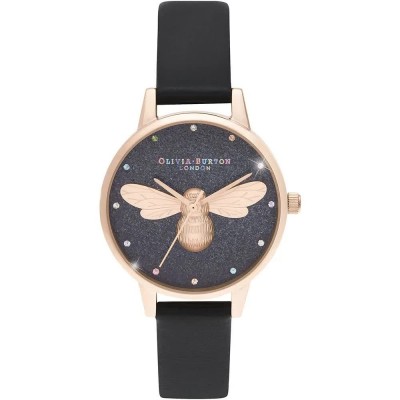 часовник,часовници,olivia,burton,ob16fb13,woman,watch,pink,black,black