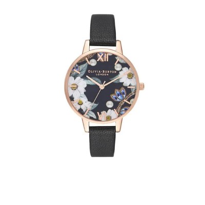 часовник,часовници,olivia,burton,ob16gset24,woman,watch,multicolor,(pink,black,black)