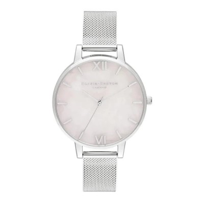 часовник,часовници,olivia,burton,ob16sp18,watch,silver,(silver,silver,pink)