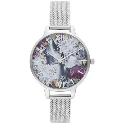 часовник,часовници,olivia,burton,ob16us11,watch,silver,(silver,silver,multicolored)