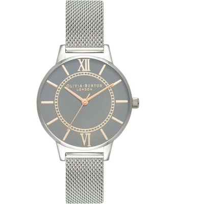часовник,часовници,olivia,burton,ob16wd86,woman,watch,silver,(silver,silver,grey)