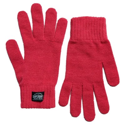 ръкавици,ръкавици,шапки,и,шалове,superdry,classic,knitted,gloves,pink,peacock,(pink)