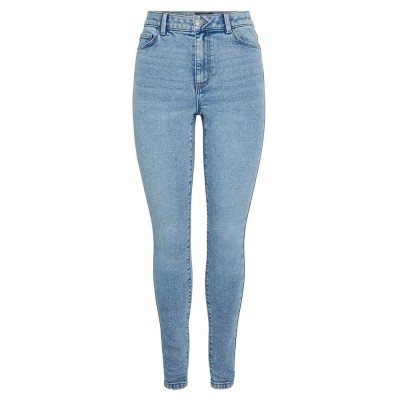 дънки,дамски,панталони,pieces,dana,skinny,fit,lb302,high,waist,jeans,blue,(light,blue,denim)
