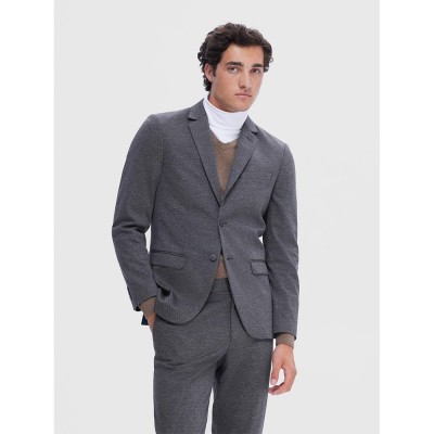 сако,мъжки,сака,selected,aitor,jersey,slim,blazer,blue