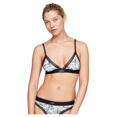 дамски,бански,костюми,tommy,hilfiger,uw0uw04887,bikini,top,black