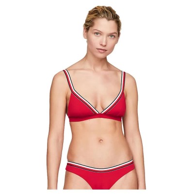 дамско,бельо,дамски,бикини,и,танкини,tommy,hilfiger,uw0uw05290,bra,pink,(primary,red)