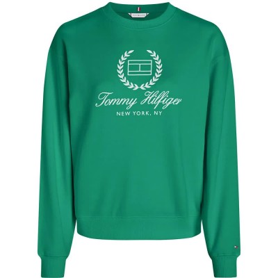 блуза,дамски,блузи,tommy,hilfiger,ww0ww41758,sweatshirt,green