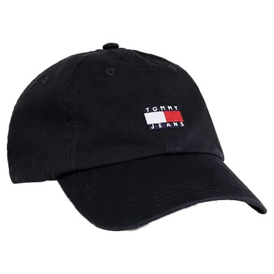 дънки,всички,шапки,tommy,jeans,heritage,cap,black
