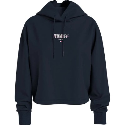 суичър,дамски,блузи,tommy,jeans,rlx,essential,logo,hoodie,blue,(dark,night,navy)